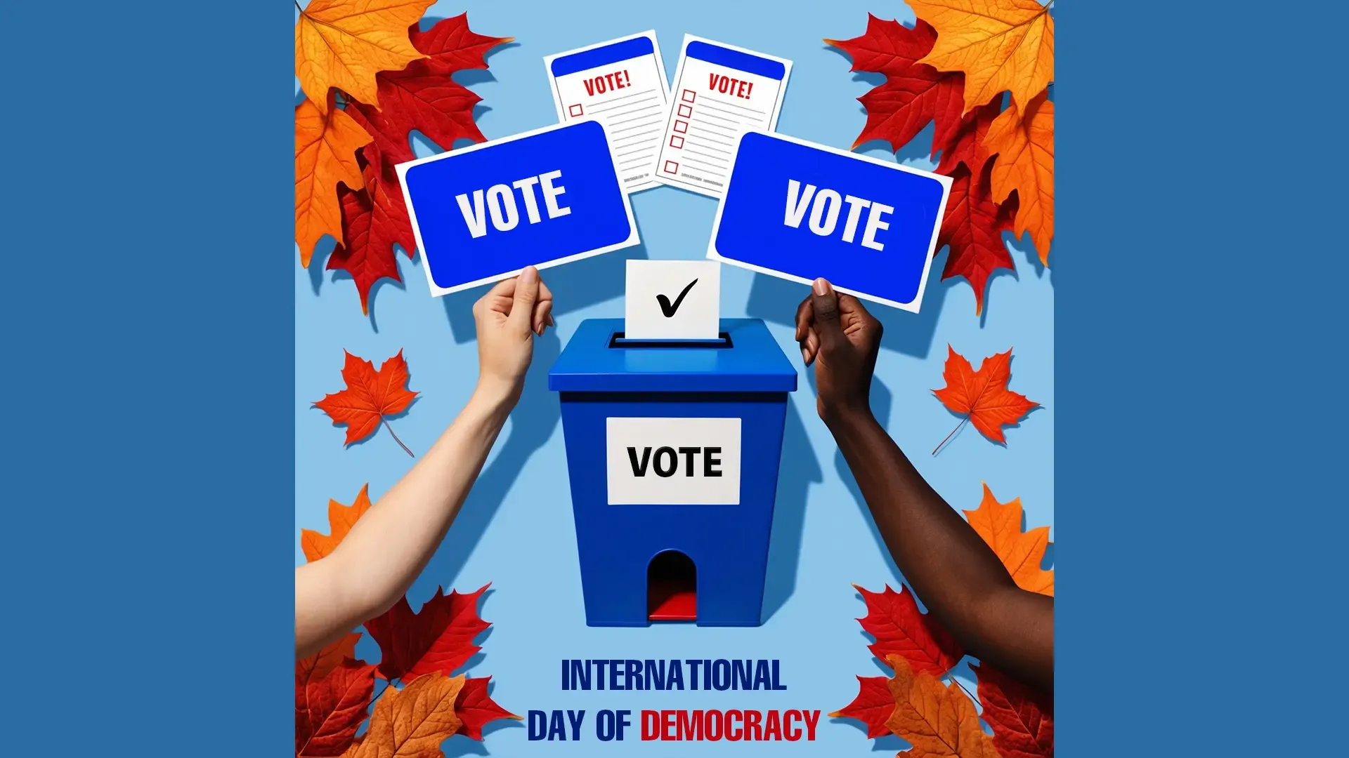 Voting Day Awareness Instagram Post Template image